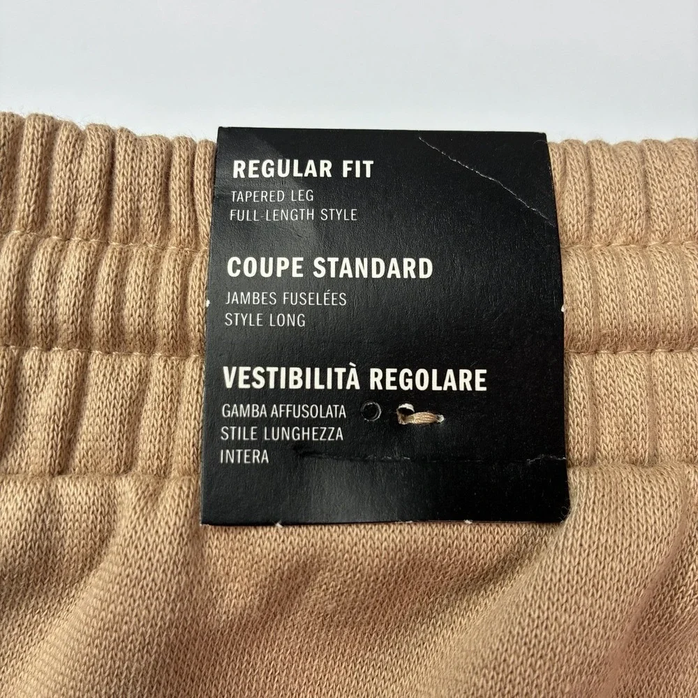 NWT Adidas Feelcozy Sweatpants 3XLT Sandstone Tan Tapered Fleece Joggers JX5665